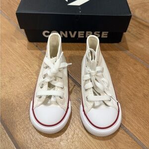 Converse Infant All Star Hi in Optical White